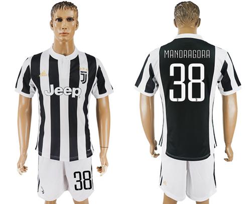 Juventus #38 Mandragora Home Soccer Club Jersey